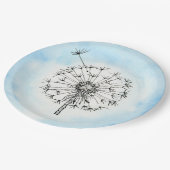 Kronleuchter Pappteller (Schrägansicht)