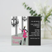 Kronleuchter Party Kleid beliebig viele Mädchen Ge Einladung (Stehend Vorderseite)