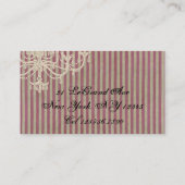 Kronleuchter Pleasure ~ Visitenkarte (Rückseite)