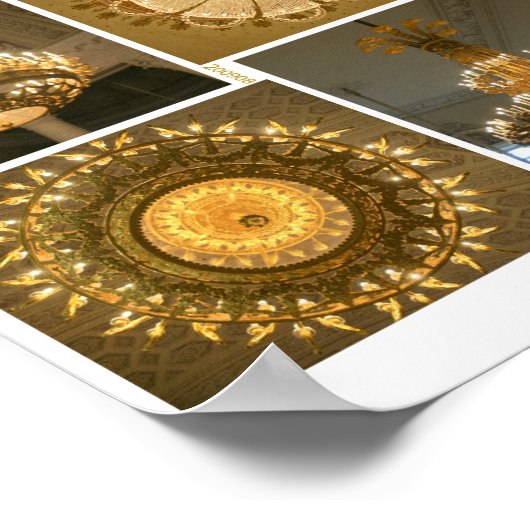 Kronleuchter Poster (Ecke)