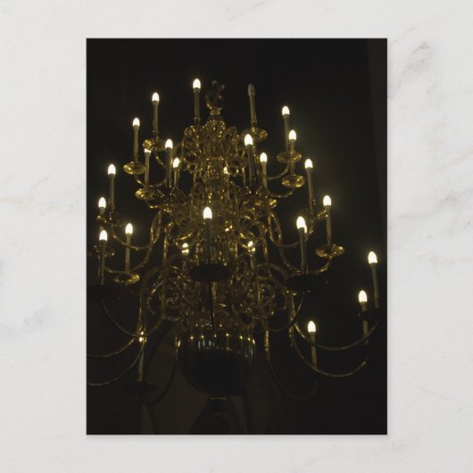 Kronleuchter Postkarte (Vorderseite)