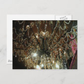 Kronleuchter Postkarte (Vorne/Hinten)