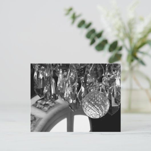 Kronleuchter Postkarte (Stehend Vorderseite)