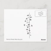 Kronleuchter Postkarte (Rückseite)