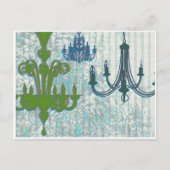 Kronleuchter Postkarte (Vorderseite)