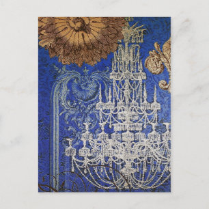 Kronleuchter Romance ~ Postcard Mail Decoration Postkarte