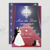 Kronleuchter Save The Date (Vorne/Hinten)