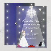 Kronleuchter Save The Date (Vorne/Hinten)