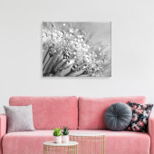 Kronleuchter Silbergrauer Hintergrund Leinwanddruck (Insitu (Wohnzimmer))