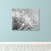 Kronleuchter Silbergrauer Hintergrund Leinwanddruck (Insitu (Holzboden))