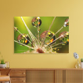 Kronleuchter und Wassertropfen Leinwanddruck (Insitu (Wohnzimmer))
