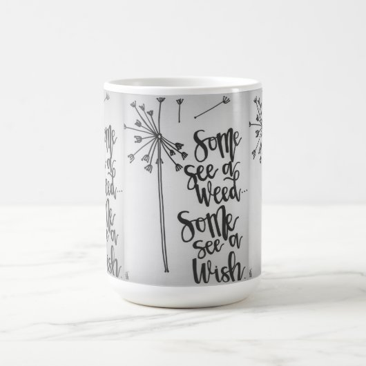 Kronleuchter - Unkraut/Wunsch Kaffeetasse (Mittel)