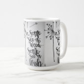 Kronleuchter - Unkraut/Wunsch Kaffeetasse (VorderseiteRechts)