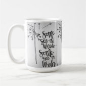 Kronleuchter - Unkraut/Wunsch Kaffeetasse (Links)