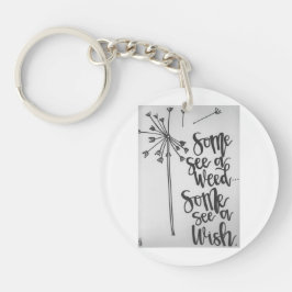 Kronleuchter - Unkraut/Wunsch Schlüsselanhänger