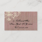 Kronleuchter - Visitenkarte (Rückseite)