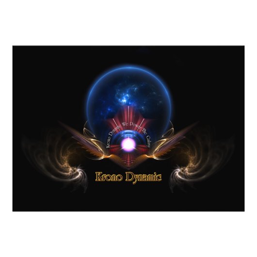 Krono Dynamic Fantasy Fraktal von Xzendor7 Fotodruck (Vorne)