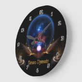 Krono Dynamic Fractal Art Wall Clock Große Wanduhr (Winkel)