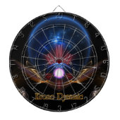 Krono Dynamic Fraktal Art Dart Board Dartscheibe (vorne)