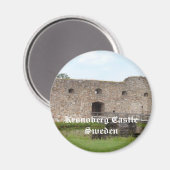 Kronoberg Castle Ruins - Schweden Magnet (Vorderseite/Rückseite)