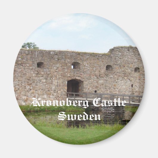 Kronoberg Castle Ruins - Schweden Magnet (Vorne)