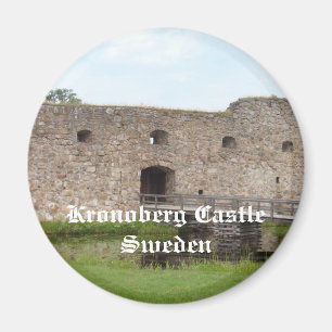 Kronoberg Schloss-Ruinen - Schweden Magnet