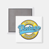 Kronoberg Schweden Vintages Logo Magnet (Vorderseite/Rückseite)