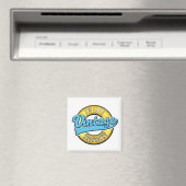 Kronoberg Schweden Vintages Logo Magnet (In Situ (Geschirrspüler))