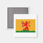 Kronobergs län flag magnet (Vorderseite/Rückseite)
