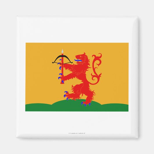 Kronobergs län flag magnet (Vorne)