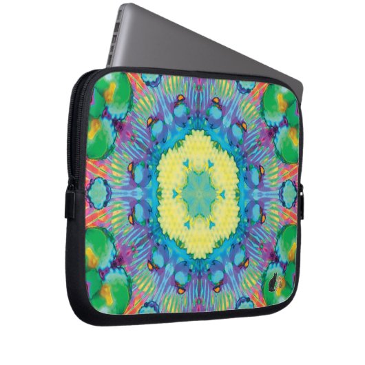 Kronos Kaleidoscope Laptopschutzhülle (Vorne Rechts)