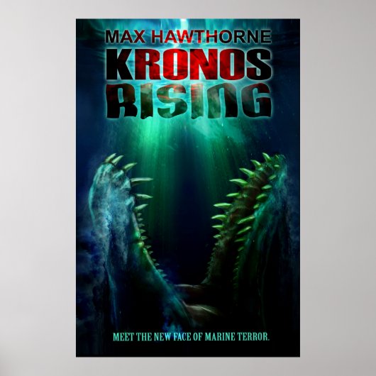 KRONOS RISING by Max Hawthorne - Cover Art Poster (Vorne)