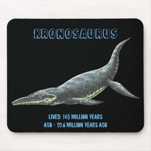 Kronosaurus Dinosaur Mousepad (Vorne)