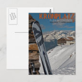 Kronplatz Skis Postkarte (Vorne/Hinten)