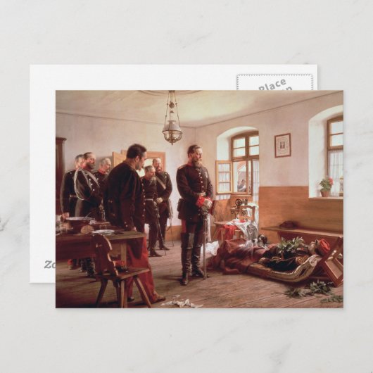 Kronprinz Frederick von der Leiche Postkarte (Vorne/Hinten)