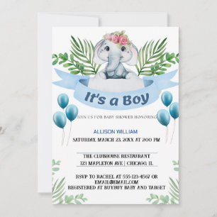 Kronprinzenfeier des Elefanten Einladung