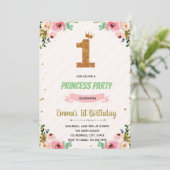 Kronprinzessin Einladung zum 1. Geburtstag (Stehend Vorderseite)