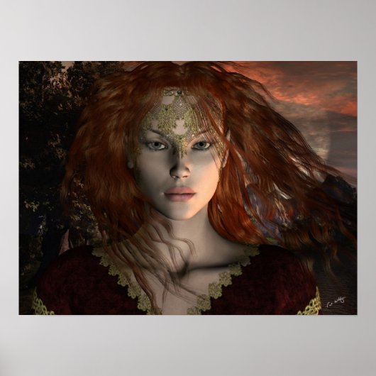 'Kronprinzessin' Print Poster (Vorne)