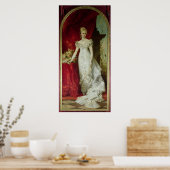 Kronprinzessin Stephanie von Belgien Poster (Küche)