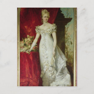 Kronprinzessin Stephanie von Belgien Postkarte