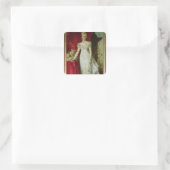 Kronprinzessin Stephanie von Belgien Quadratischer Aufkleber (Tasche)