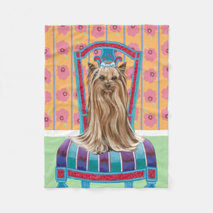 Kronprinzessin Yorkie Fleecedecke
