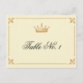 Kronregie in der Tischnummer Gold und Elfenbeinküs (Vorderseite)