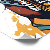 Krönt im Erbe - Afrozentrische Stammeskönigin Poster (Ecke)