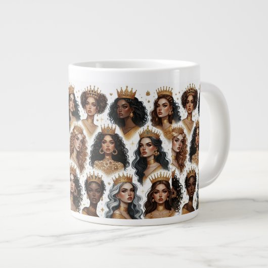 Krönt in der Tasse von Wisdom Jumbo (Vorderseite Rechts)