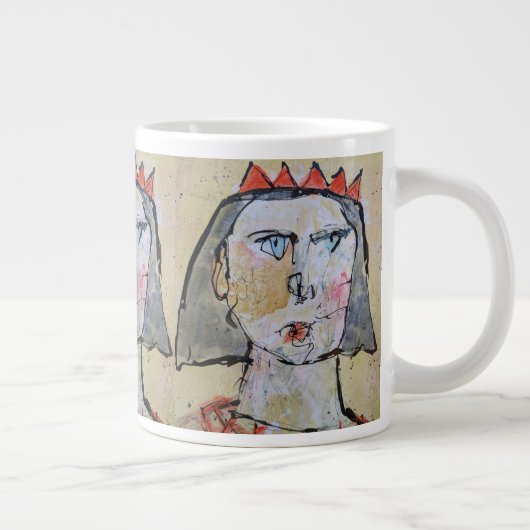 Krönt mit Liebe Jumbo-Tasse (Rechts)