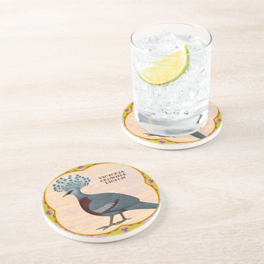 Krontaube Getränkeuntersetzer (Seite)