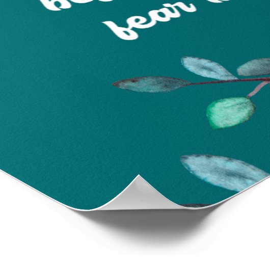 Krontochter Christlich inspirierend Poster (Ecke)