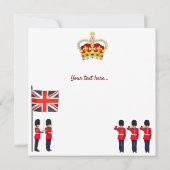 Krönung der Einladung König Charles III. (Rückseite)