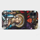 Krönung der gesegneten Jungfrau Mary Stetting Glas Case-Mate iPhone Hülle (Rückseite (Horizontal))